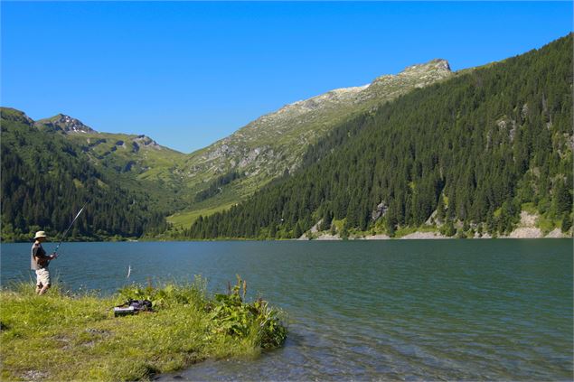 Pêche sur la commune d'Hauteluce - M; Dalmasso