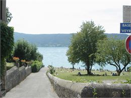 Plage du Plant à Veyrier-du-Lac