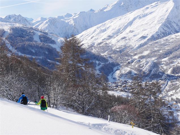 itinéraire de randonnées raquettes Les Balcons de Valloire - Alban PERNET