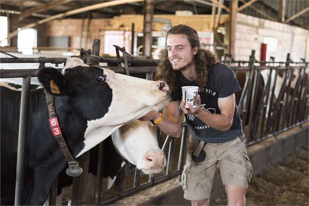 Visite pour les scolaires de la Ferme du Truchet - Maxime Michel