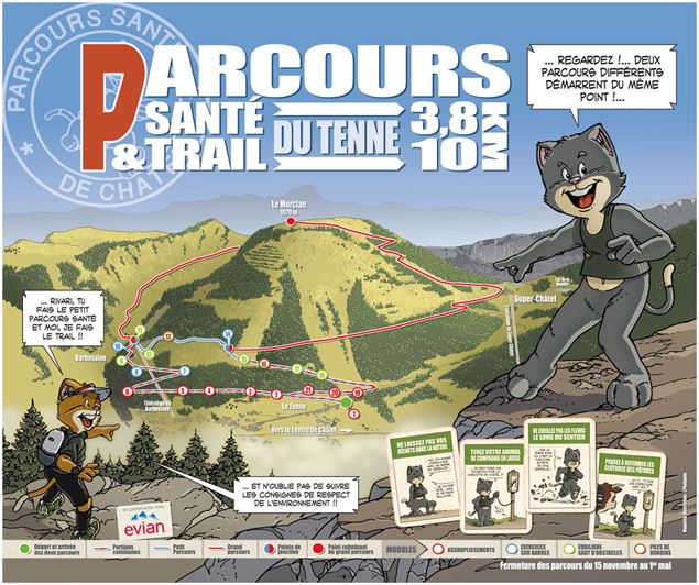 Parcours fitness & trail - Mairie de Châtel