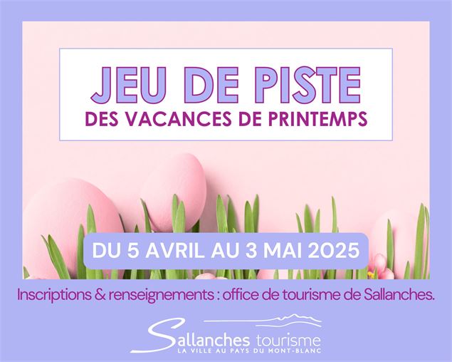 Jeu de piste des vacances de printemps_Sallanches - Sallanches Tourisme