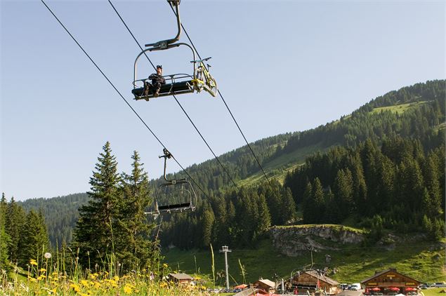 Accessible aux piétons et vtt, montée uniquement - Yvan Tisseyre / OT Vallée d'Aulps