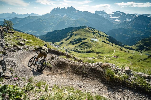 Piste DH n°4 - rouge - Grand-Conche - Ben Pellet