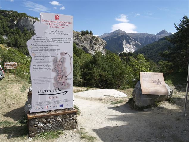 Promenade confort du fort Victor Emmanuel - OT Aussois