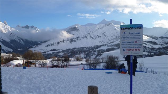 Espace Luge Grand Ours hameau de La chal - OT St Jean d'Arves Les Sybelles