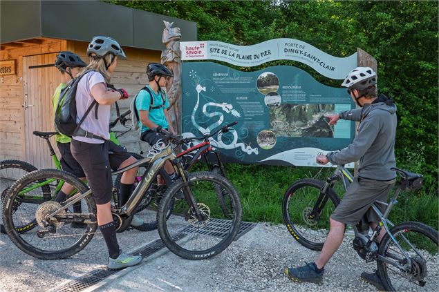 panneau vtt itinéraire alex - Tristan Shu x Annecy Mountains