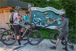 panneau vtt itinéraire alex - Tristan Shu x Annecy Mountains