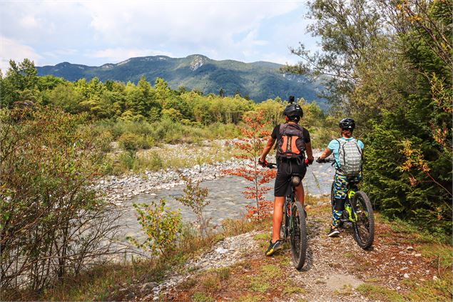Sortie VTT à la plaine du fier à Thônes, la Balme-de-Thuy et Dingy-Saint-Clair - Office de Tourisme