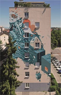 Ivory Tower - Picture by Fabrice Ravier - Art by Jordan Harang - Curated by Association Glitch
