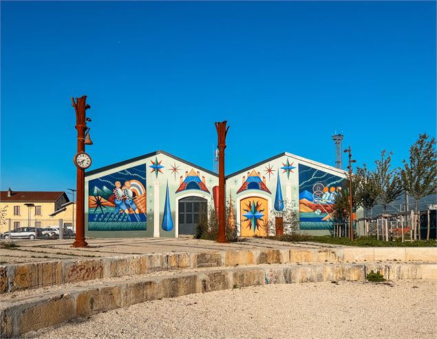 Gare Rotonde - Street art_Annemasse - OT Monts du Genevois - A.Modylevskaia