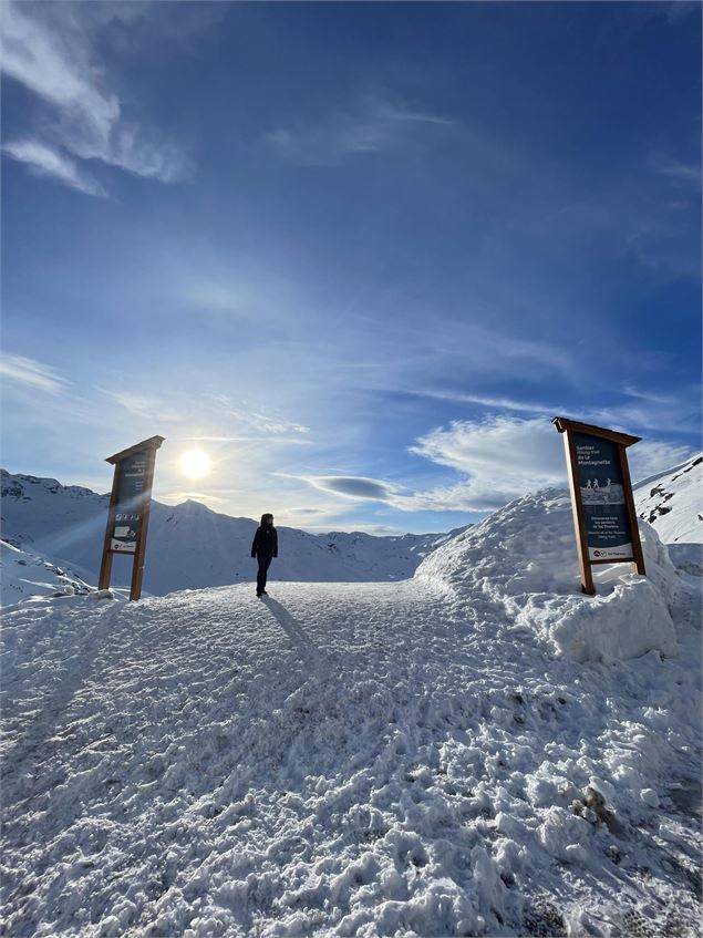 Départ du sentier de la Montagnette 1 - OT Val Thorens