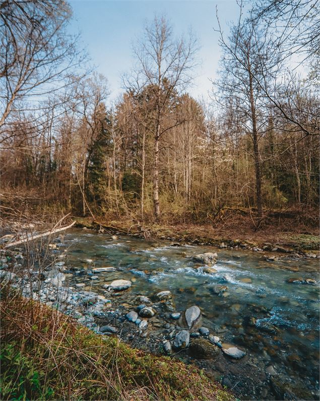 Le bord des Usses à la Ferme de Chosal - OT Monts du Genevois - A.Modylevskaia