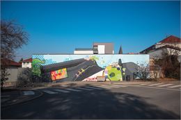 Fresque Le Fils de l'homme @Wozdat - OT Monts du Genevois - A.Modylevskaia