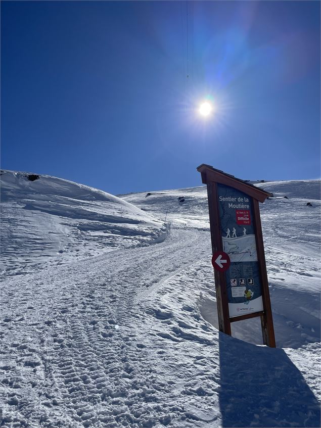 Sentier piéton de la Moutière - OT Val Thorens
