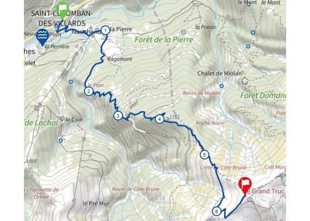 Verticale du Grand Truc_Saint-Colomban-des-Villards - Trail Connect