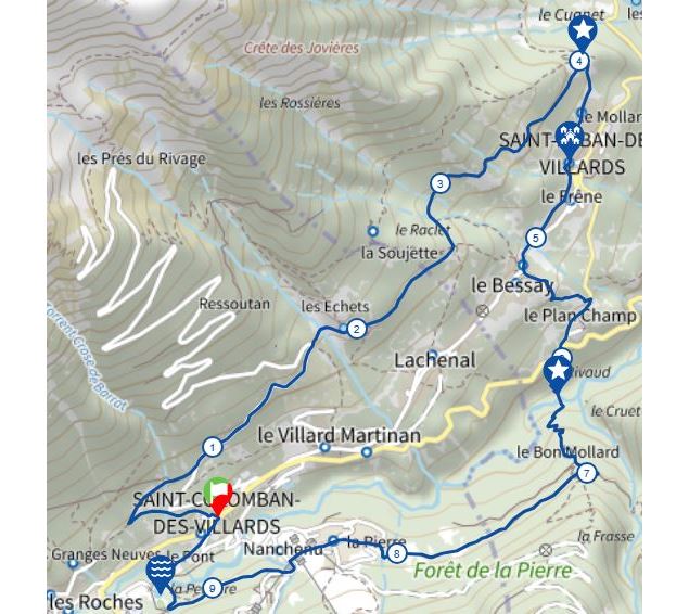 Croix des Charrières_Saint-Colomban-des-Villards - Trail Connect