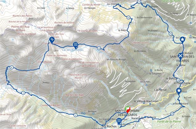 Combe des Roches - Balmettes - Saint-Alban-des-Villards_Saint-Colomban-des-Villards - Trail Connect