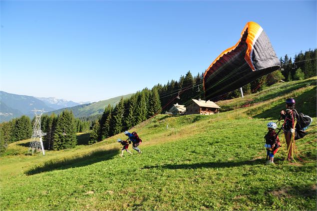 décollage Super-Morzine - Virginie Dupé / Avoriaz Tourisme