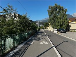 piste cyclable Quai de Warens - Océane Casanova
