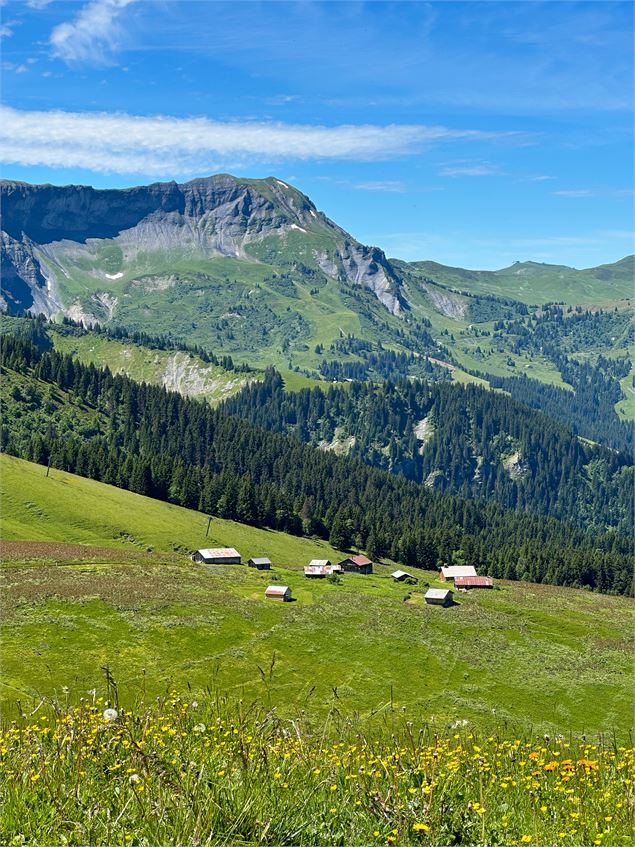 Les chalets d'Hermance au départ du Mont d'Arbois