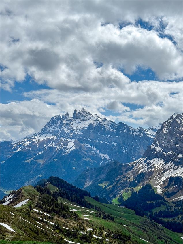 Col de cou depuis le lac des Mines d'Or_Morzine