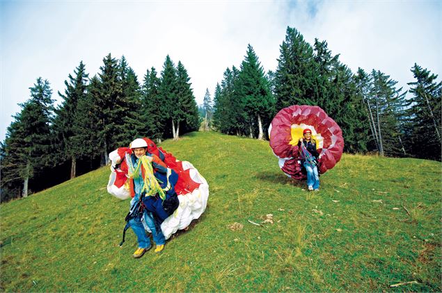 Décollage parapente - JM Gouédard