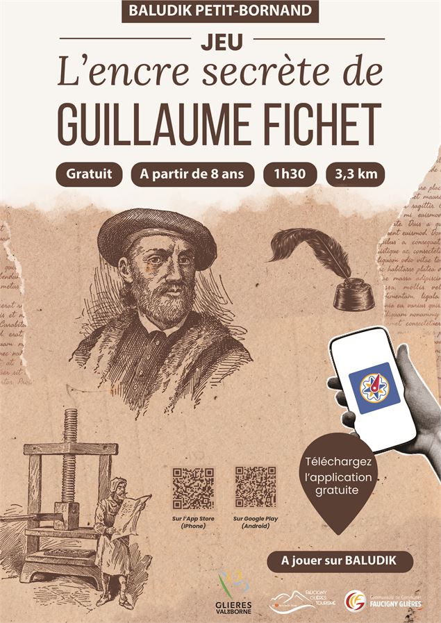Jeu de piste - L'encre secrète de Guillaume Fichet_Glières-Val-de-Borne - OTFG
