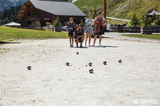 Terrain de pétanque de Méribel - Mottaret - ©Sylvain Aymoz
