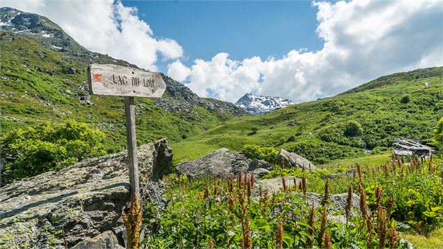 Le Lac du Lou, départ Plan de l'Eau_Les Menuires