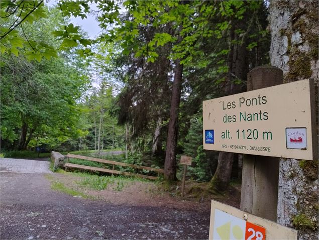 Panneau du Pont des Nants - © Cordon Tourisme