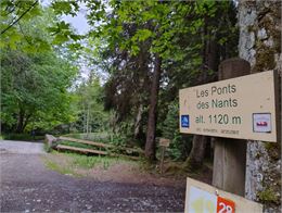 Panneau du Pont des Nants - © Cordon Tourisme