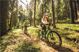 VTT en famille en forêt - Soren Rickards
