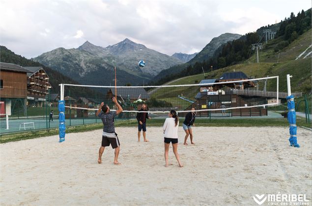 Terrain de Beach-volley de Méribel - Mottaret - ©Sylvain Aymoz