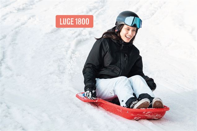Luge 1800 - La piste de luge à Arc 1800_Les Arcs
