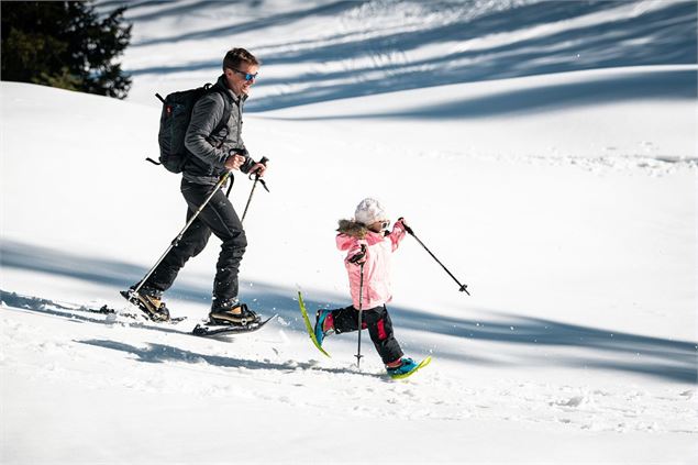 Raquette à grand pas - Peignée Verticale GCAT