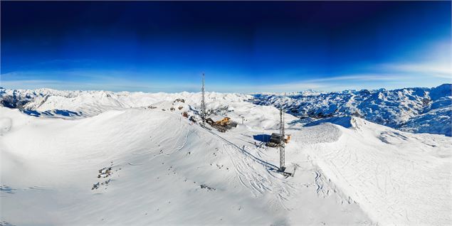 Vue aérienne - OT Les Menuires
