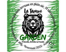 logo ours et herbe taverne garden - La Yaute Groupe
