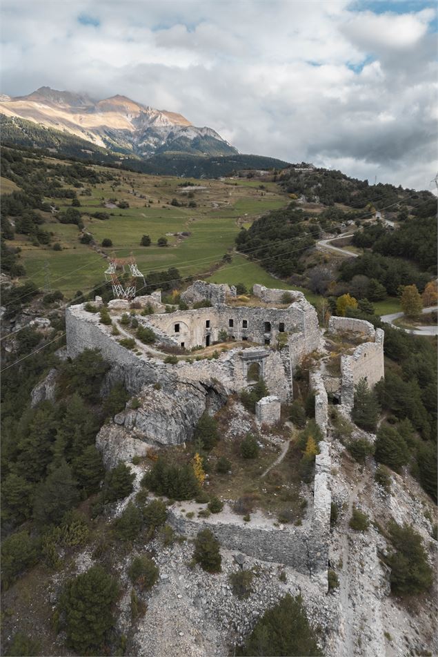 Vue aérienne du fort Charles Félix - OTHMV -G Lavila