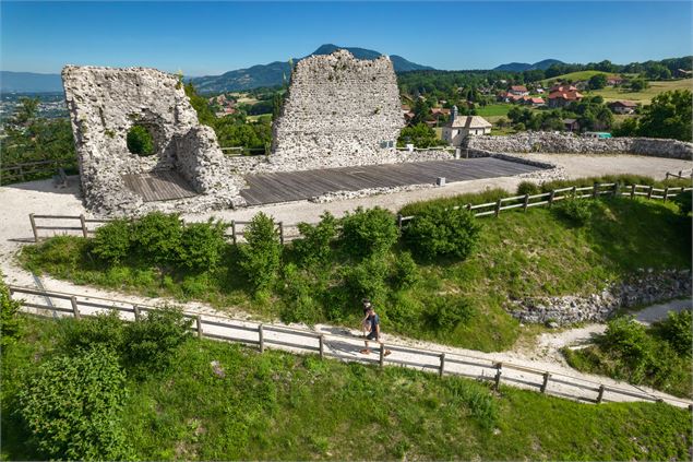 Ruines du château de Faucigny - arnaud lesueur