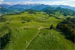 Sentier de randonnée - La Pointe de Miribel depuis Plaine-Joux_Bogève - arnaud lesueur