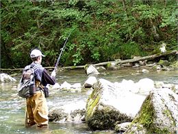 Pêche à la mouche parcours no kill - OT Alpes du Léman