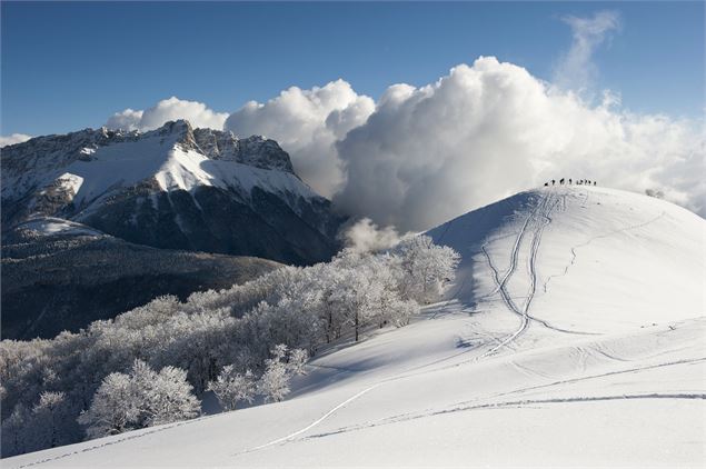 Le Mont Pelat et le sommet de l'Arclusaz. - OT Aillons-Margériaz