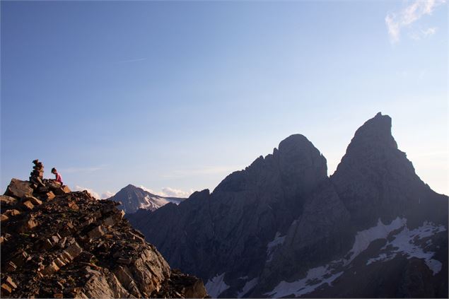 Vu des Aiguilles d'Arves au col de l'Epaisseur - OTICœurdemaurienne