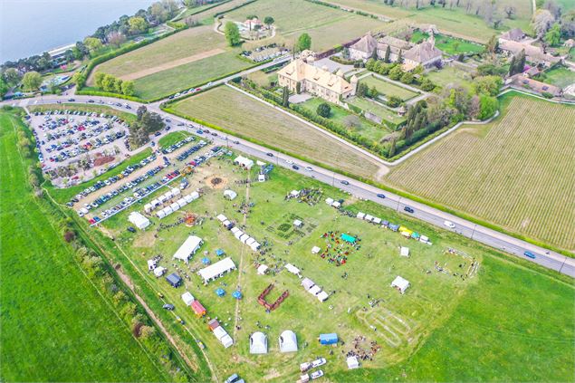 Une vue aérienne du champs - JyHell