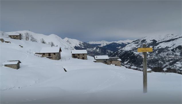 Vue sur l'alpage Téton - OT Les Menuires