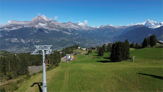 Vue Fiz départ Beauregard - SEM Portes du Mont-Blanc