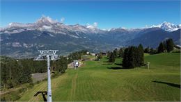 Vue Fiz départ Beauregard - SEM Portes du Mont-Blanc