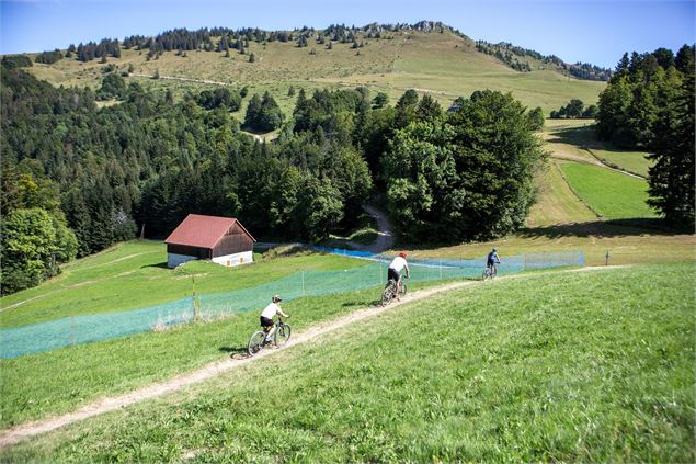 Départ du parcours en haut du télésiège