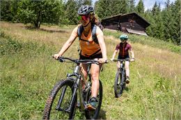 Piste verte descendante Aiglon_Manigod - Tilby Vattard